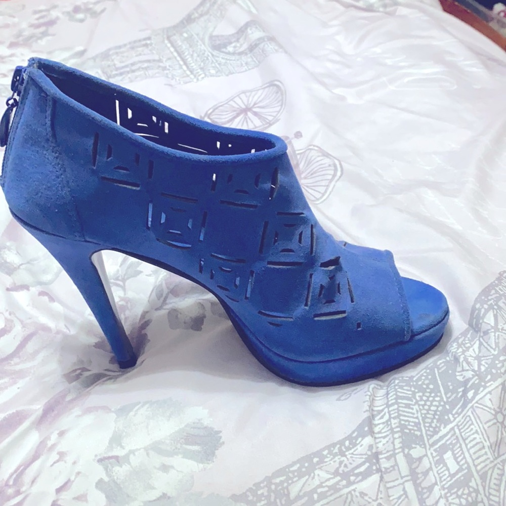 Blue High Heels